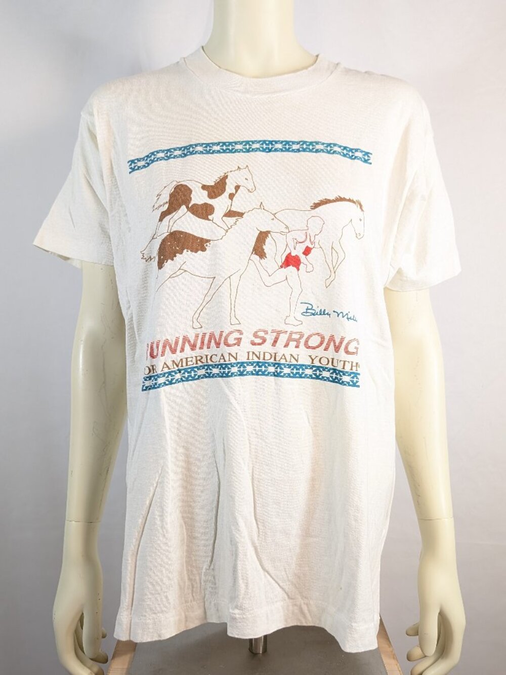Billy Mills promotional tshirt 1980s